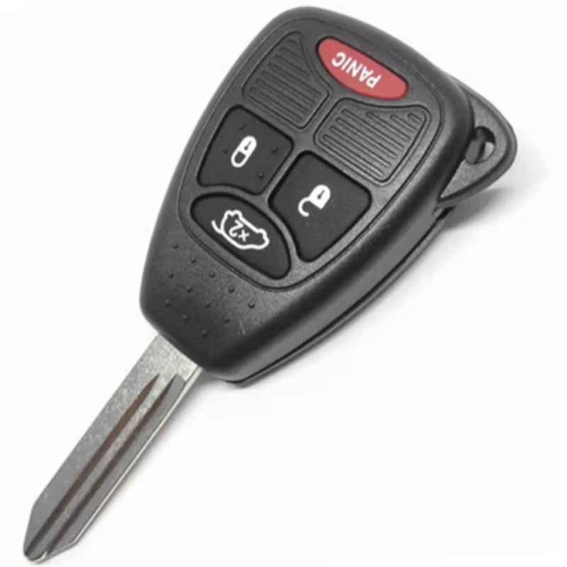 

OEM 10Pcs Replacement Key Case 4Button Remote Key Shell For Chrysler 300 Town For Dodge For Jeep Commander With Battery Holder