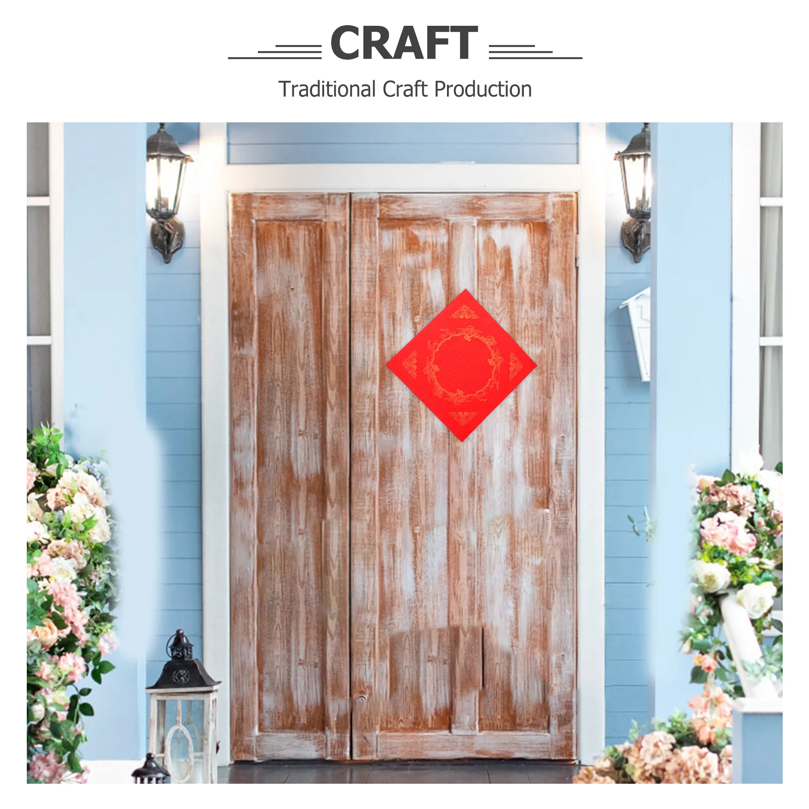 20 قطعة من المزوجات الصينية التقليدية مخطوطات ورق شوان الأحمر شخصية فو للفن الثقافي ديكور المنزل فكرة هدية السنة القمرية الجديدة