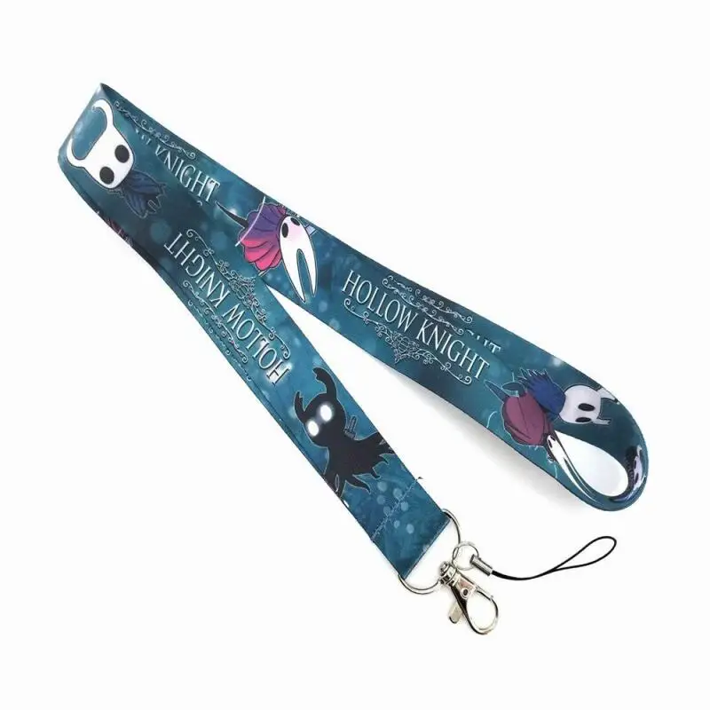 92 سنتيمتر Hollowknight الدبور فارس الطباعة حزام الحبل خطاف معدني الهاتف المحمول العمل Id الصدر بطاقة حبل معلق زوجين هدية #5