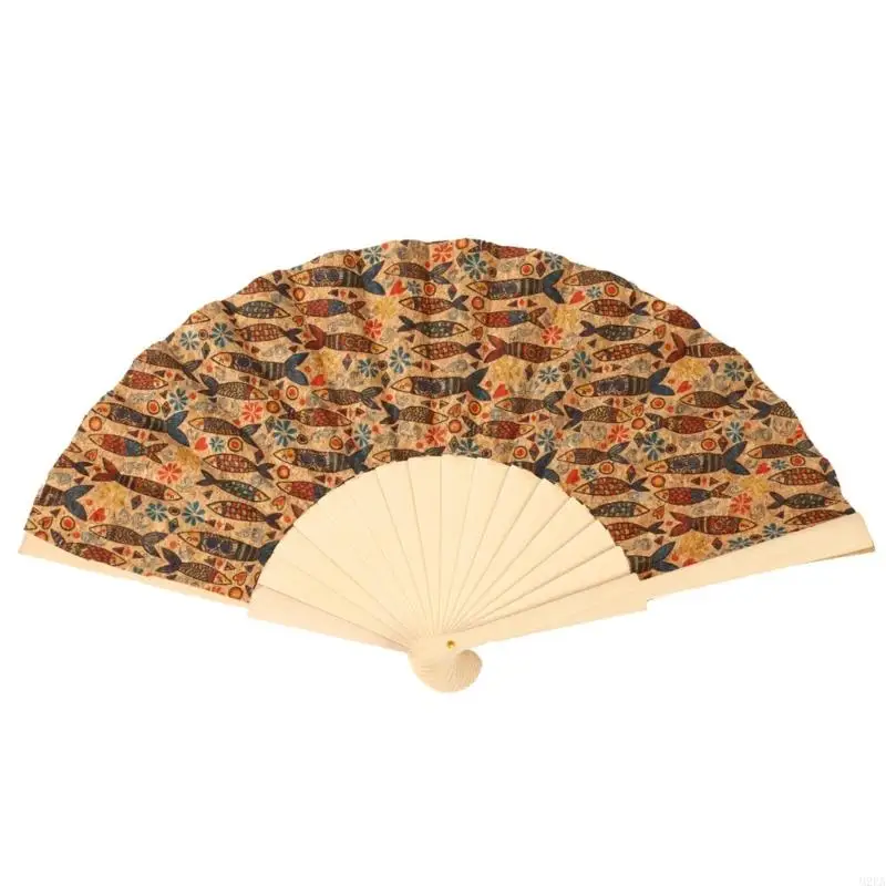 2026 New Printed Folding Hand Folding Handheld Decorative Accessories for Wedding,Outdoor Party Bridal Decors