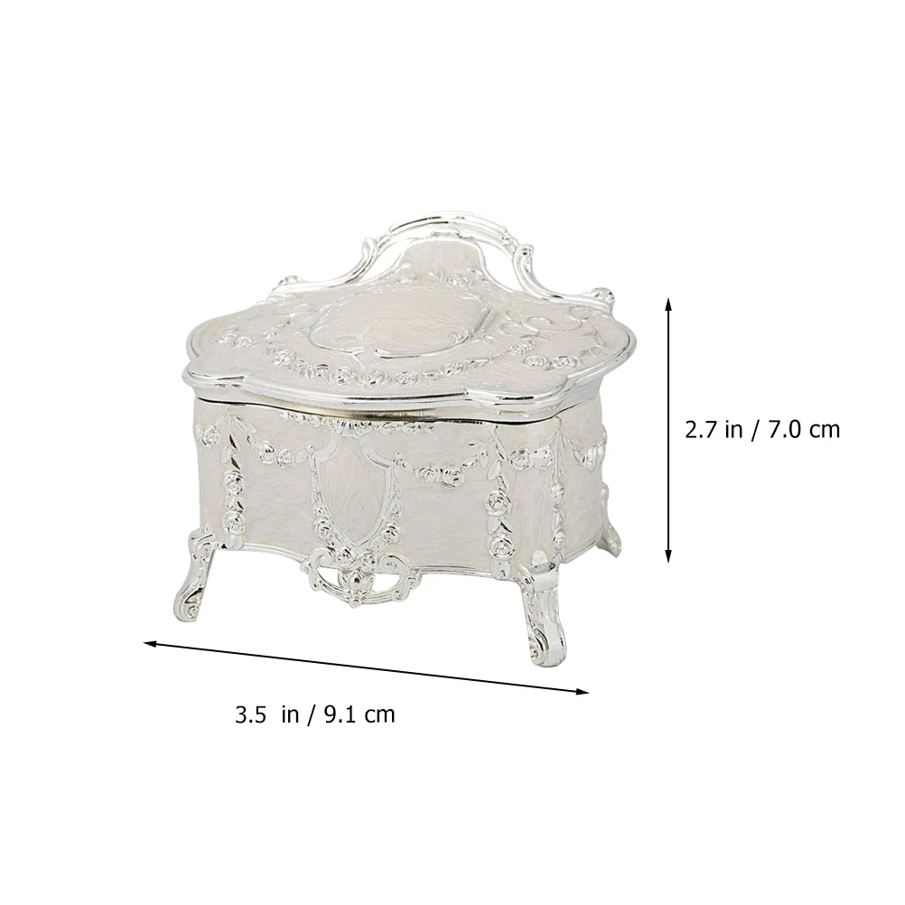 

1pcs Jewelry Storage Box Velvet Hinged Ring Box Wedding Engagement Earrings Necklace Case Small Trinket Gift Container Corduroy