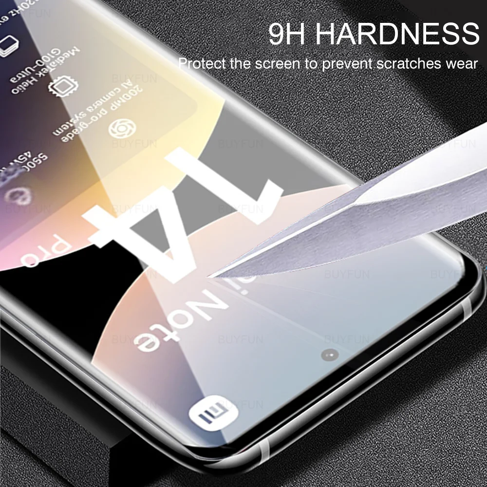 6in1 Note14ProPlus Защитное стекло для Xiaomi Redmi Note 14 Pro + 5G Защитная пленка экрана Note 14 Pro Plus 14 ProPlus