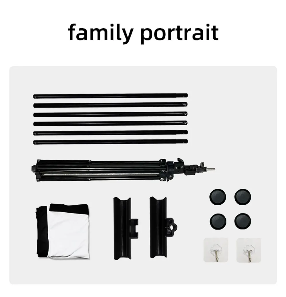 Tela portátil com suporte triangular único de 60 polegadas. Tela de projeção de escritório doméstico. Suporta projeção de alta definição.