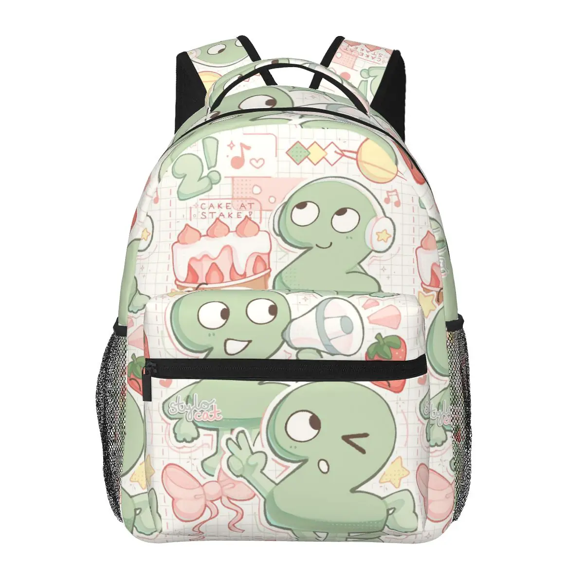 Two Tpot BFDI Backpacks Boys Girls Bookbag Students School Bags Cartoon Kids Rucksack Shoulder Bag Large Capacity