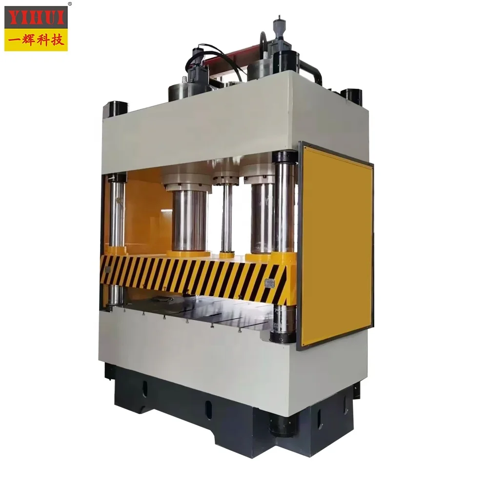 300 ton 4 column hydraulic press with servo system