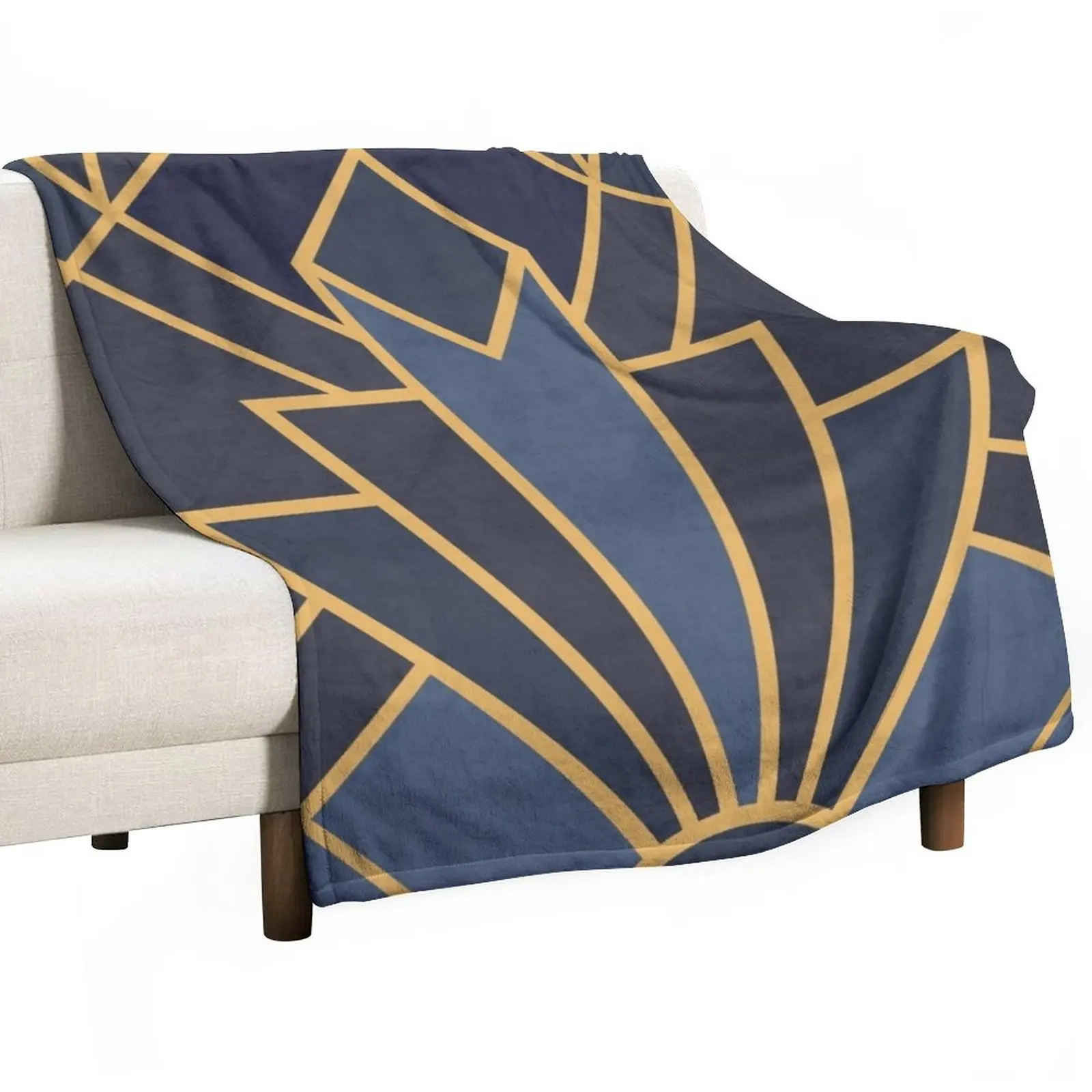 

Art Deco inspiration Throw Blanket Single Blanket Soft Big Blanket Shaggy Blanket