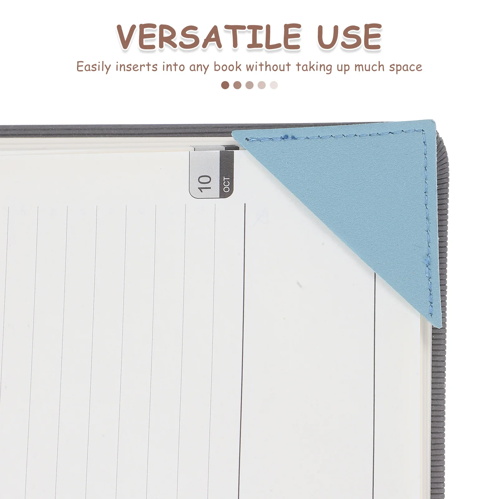 12Pcs Triangle Bookmarks Corner Page Markers for Women Men Book Enthusiasts Reading Bookmarks Decorative Accessories