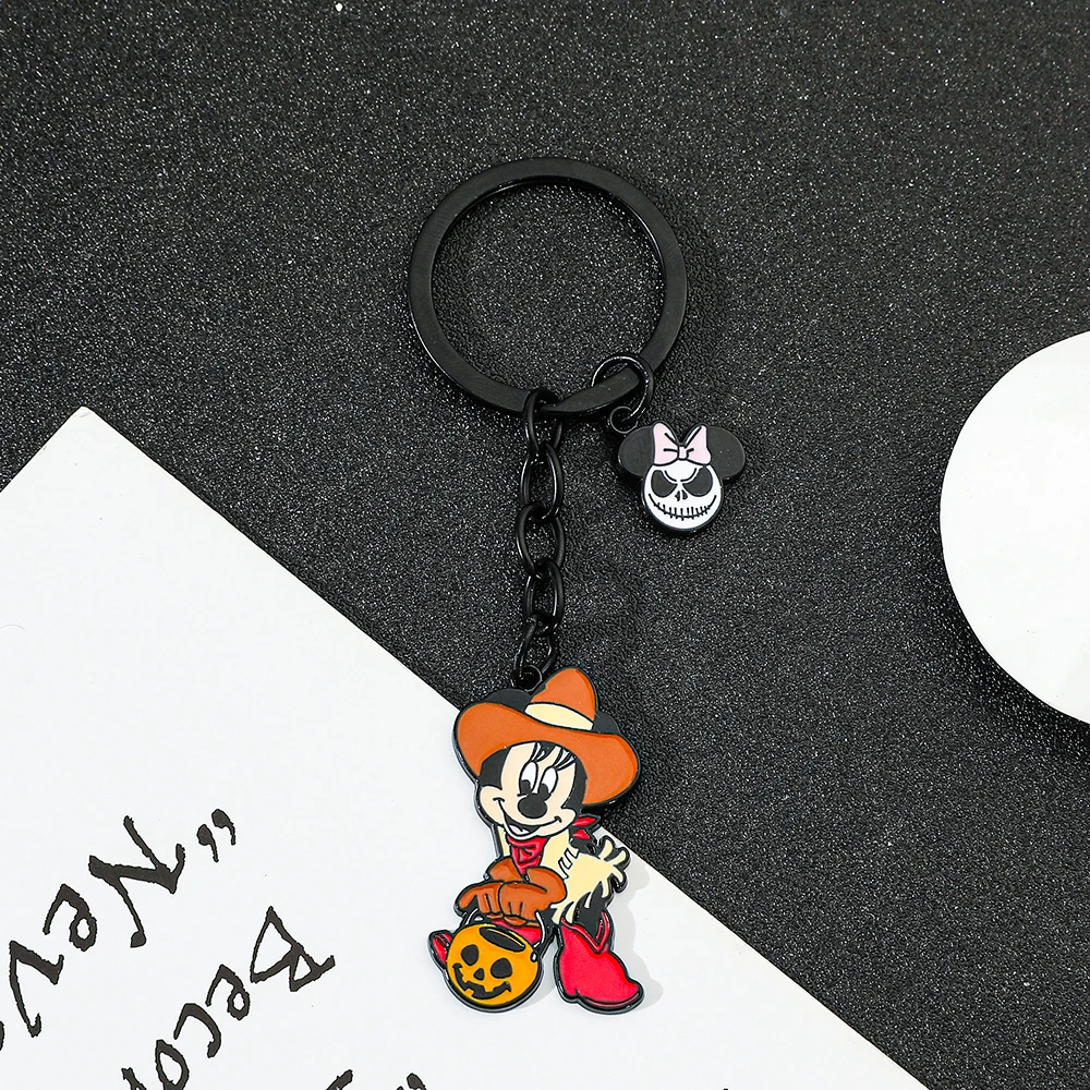 Popularny brelok do kluczy z Myszką Miki Disney Cartoon Anime Cowboys Mouse Fashion Mickey Akcesoria do wisiorków Brelok do kluczy Prezenty imprezowe