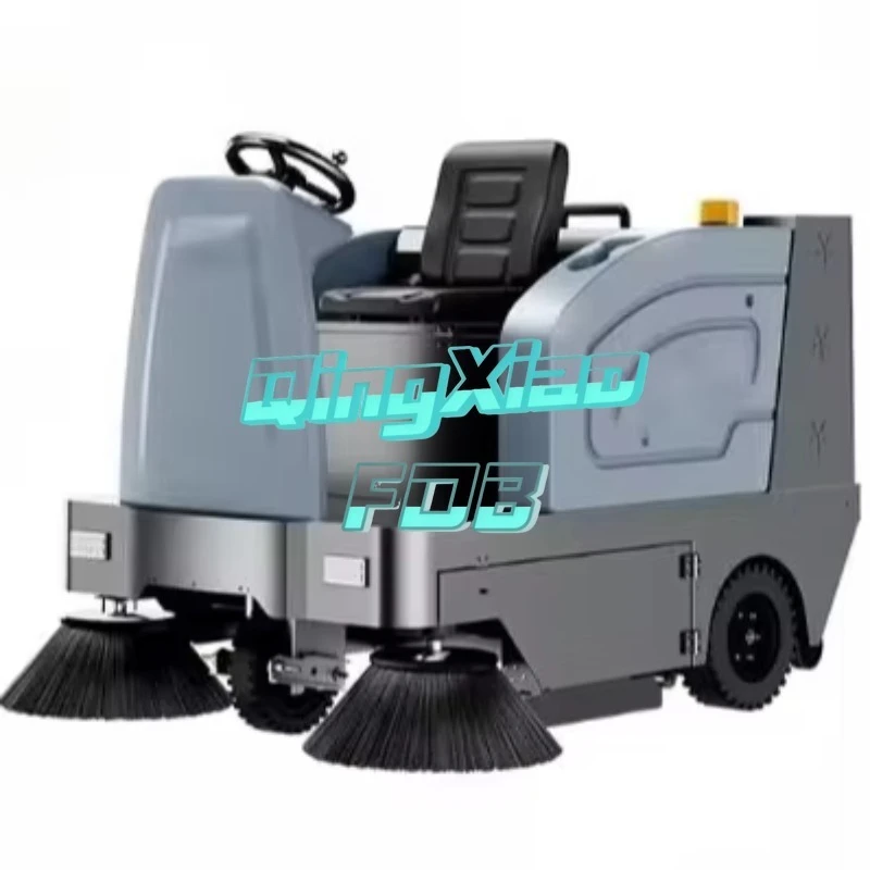 

Ride On Electric Sweeper Heavy Duty Industrial Cleaning Machine For Community Park Road Workshop Factory Warehouse Campus FOB