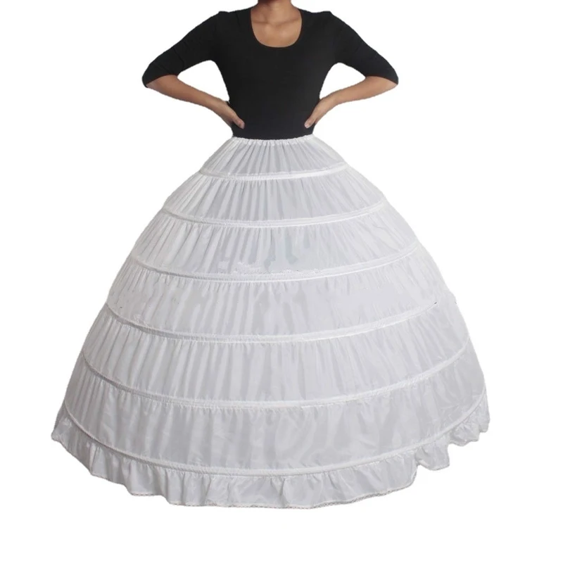 Wedding Dr Skirt Support 3 Circles 6 Steels Net Puffy Big Tail Hard Net Single Steel 3 Circles Wedding Dr Accories