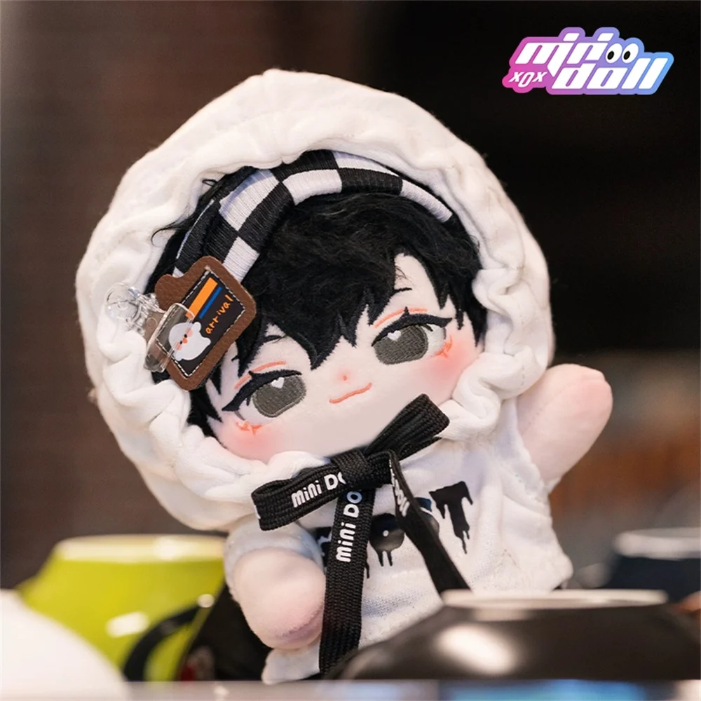 Yuri Kpop Handsome Boy Dou Xiaoxin 20cm Plush Mini Doll Toy Change Clothes Costume Ghost Outfit Cosplay Cute C