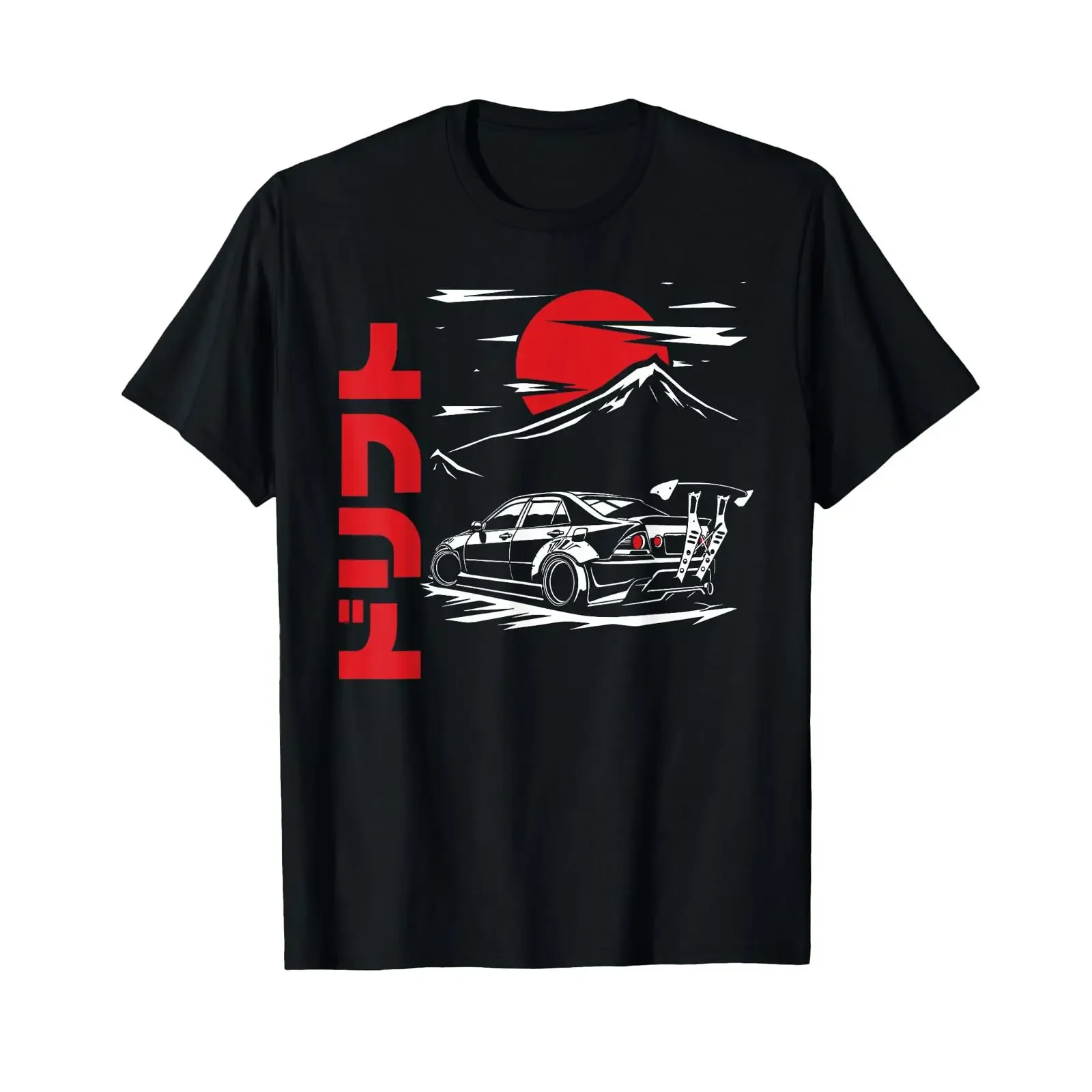 JDM Tokyo Japan Drift Race Car Tuning Retro Vintage T Shirt vintage Washed Stylish Slightly Comfortable graphic streetwear