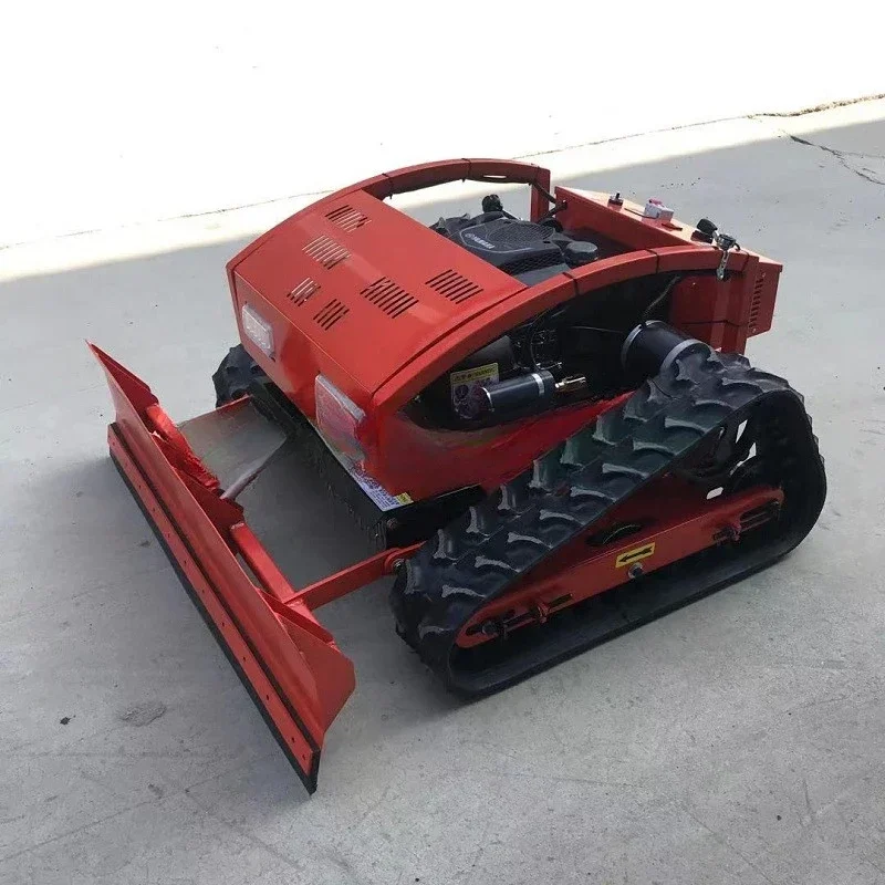 new agriculture gasoline remote control lawn mower and robotic   With snow shovel price