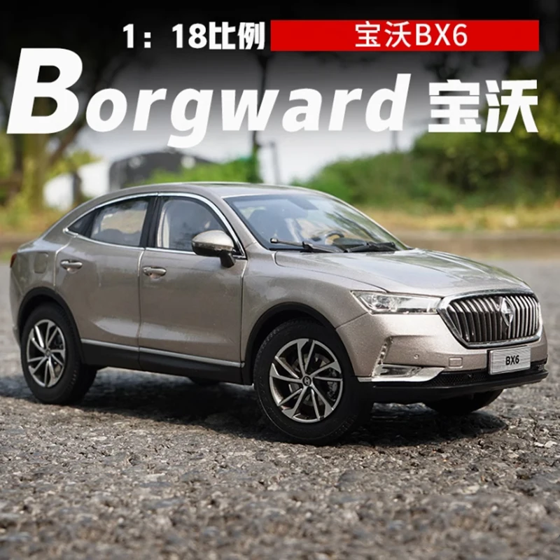 

Литая под давлением масштаб 1:18, немецкая модель автомобиля из сплава BORGWARD BX6, готовая коллекция имитаций, украшение, подарок, статический дисплей