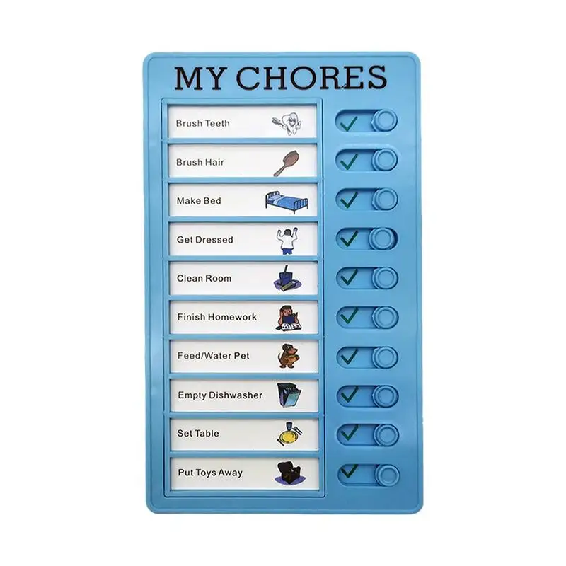 Chore Chart Chores Checklist Task Board Daily Chore Chart With Replacement Cardboard For Kids RV Daily Routine Refrigerator
