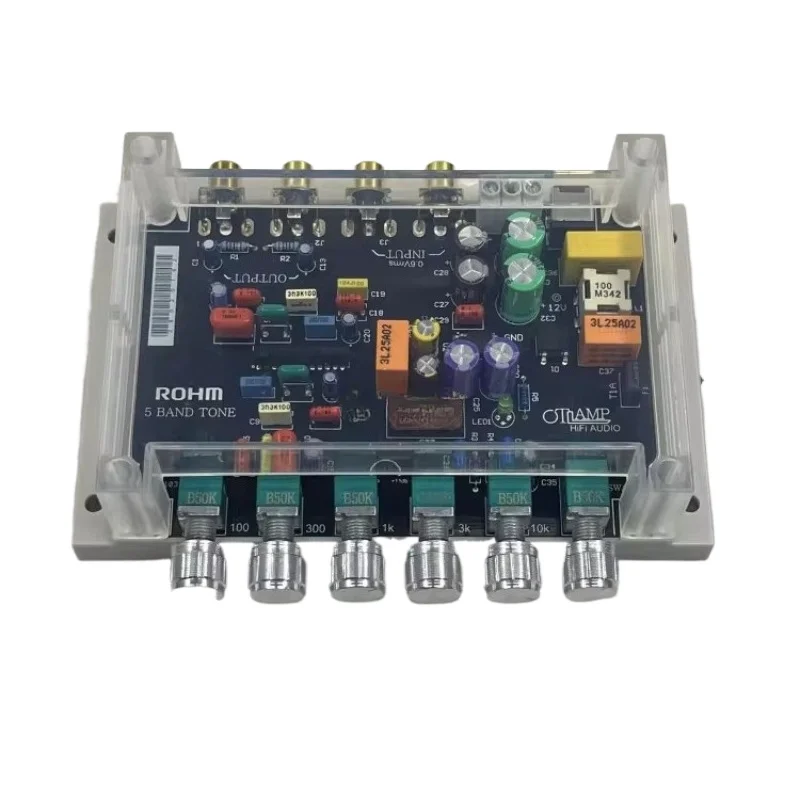 Japanese Rohm 5-Band Tone Audiophile Preamplifier BA3822 Equalizer Tuning Board HiFi Pre-Amplifier Ultra DSP