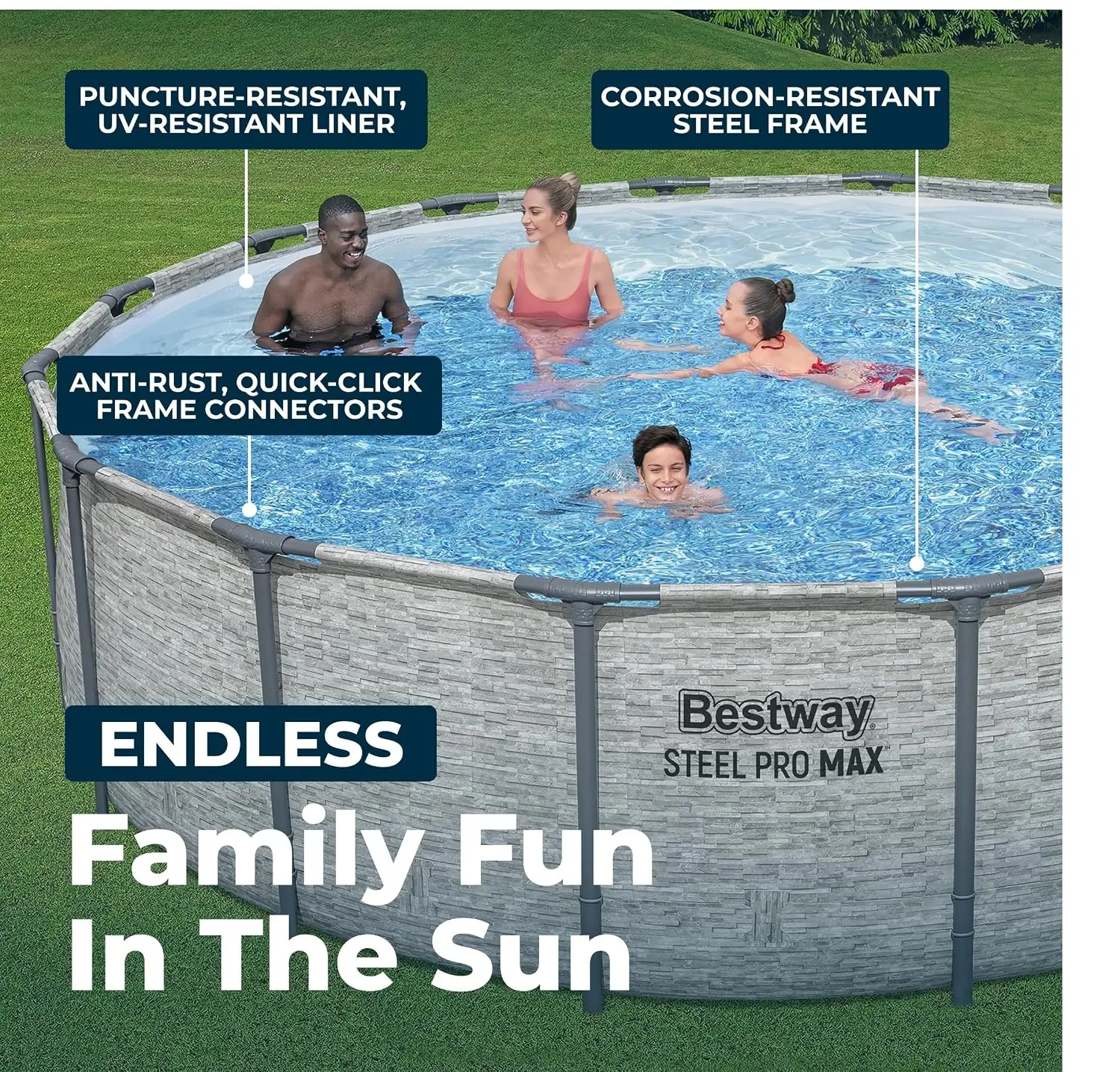 Zestaw basenu naziemnego Steel – Inflatable Hot Tub recenzja i cena
