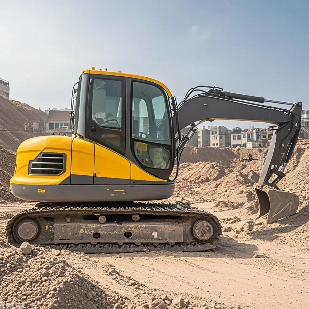 

Customized Chinese tracked excavator for mining channel construction project with 2-year warranty