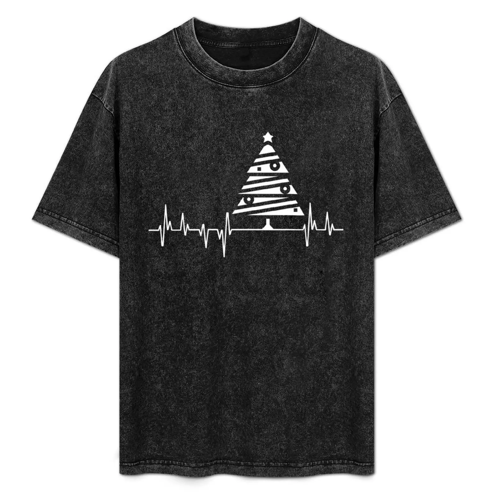 

christmas tree heartline T-Shirt Sports Basic Short Sleeve T-Shirt