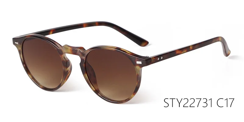 Vintage Mode Runde Sonnenbrille für Damen und Herren 2024 Markendesign Retro Nieten Gelbe Blaue Gläser Eckige Sonnenbrillen Unisex – Detail 18