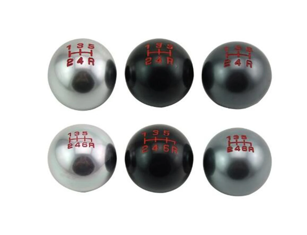 5 6 Speed Car Manual Gear Shift Knob Ball Shifter Lever Handle M10x1.5 Thread Fit For Honda Toyota Nissan Mitsubishi Ford