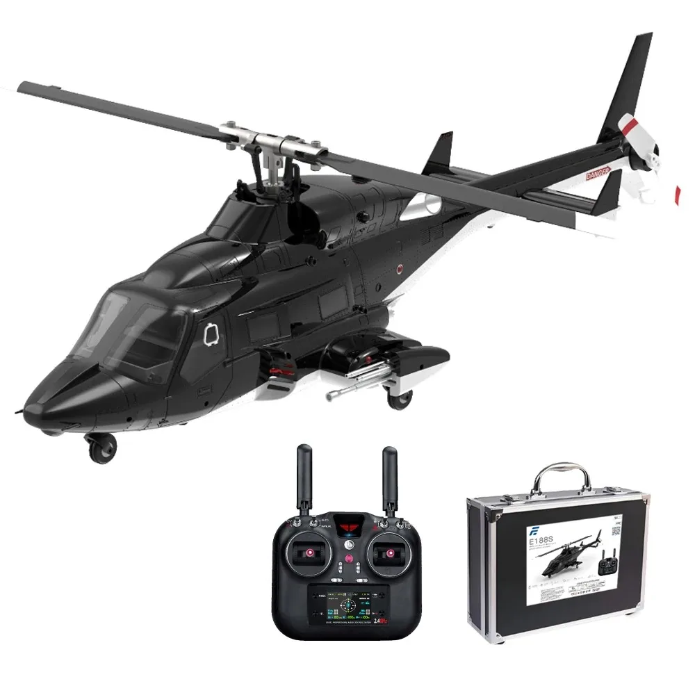 Eachine E188S AirWolf 2,4G 9CH 6G GPS Optische Flusslokalisierung Doppelter Bürstenloser Motor 1:34 Maßstab Flybarless RC RTF