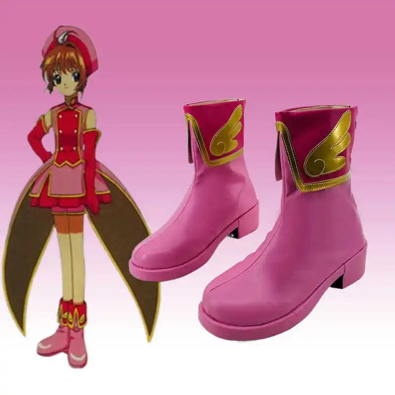 

Cusized Cosplay oes for Card Captor Sakura Anime Character Exhibition Props Cus Made Anime oes Boot for Fans