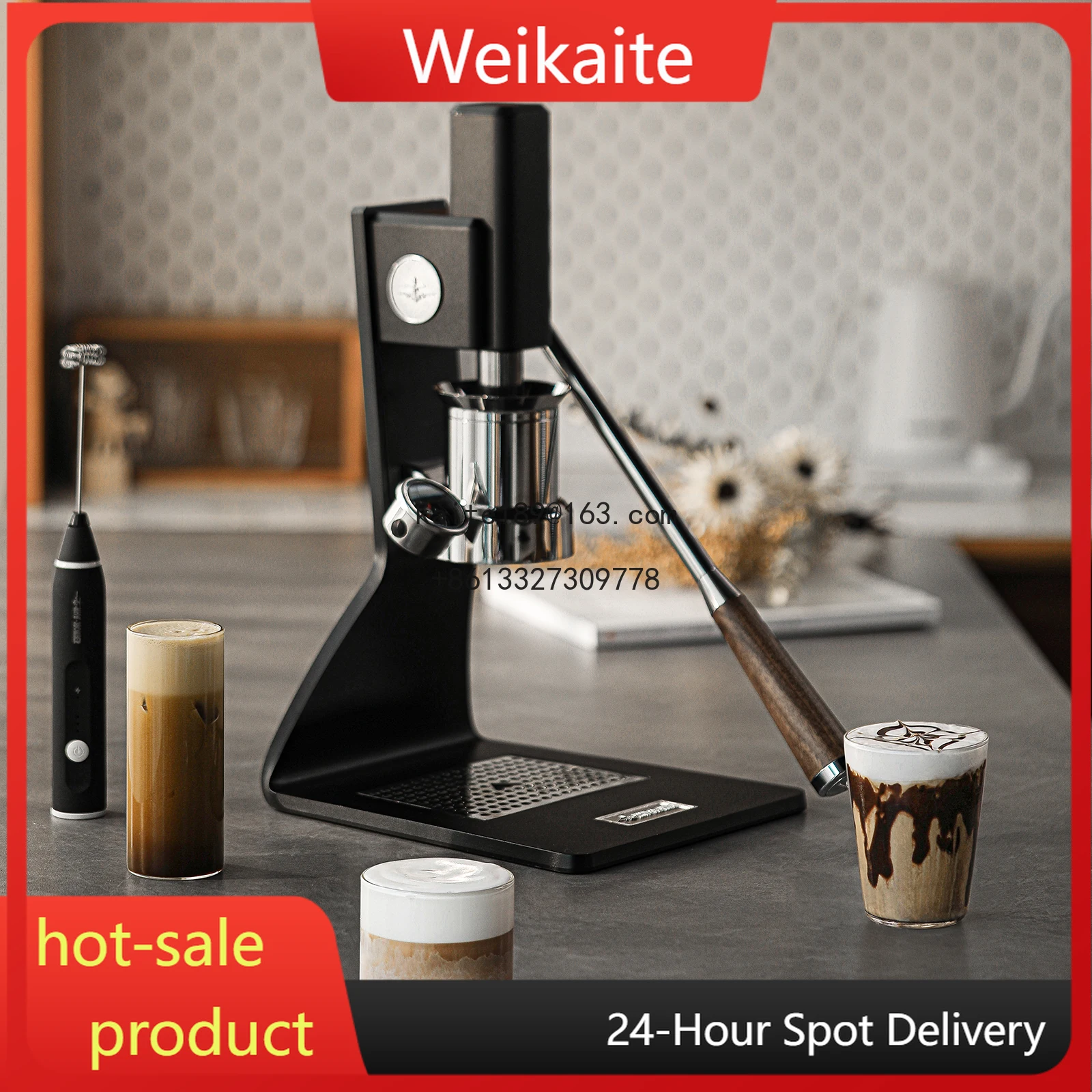 

3BOMBER Manual Lever Espresso Maker 58mm Professional Variable Pressure Espresso Machine Portable Camping Home Coffee Maker