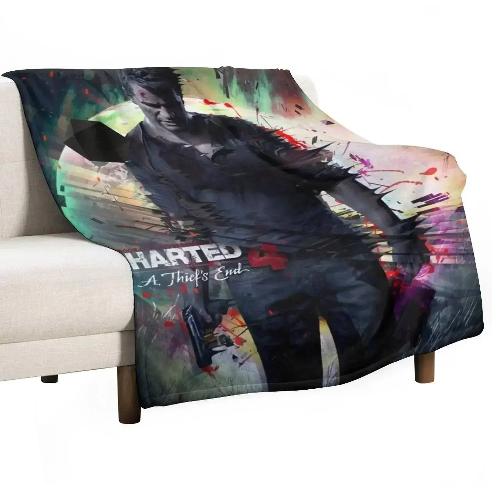 

Uncharted Throw Blanket Comforter Flannel Fabric Blankets