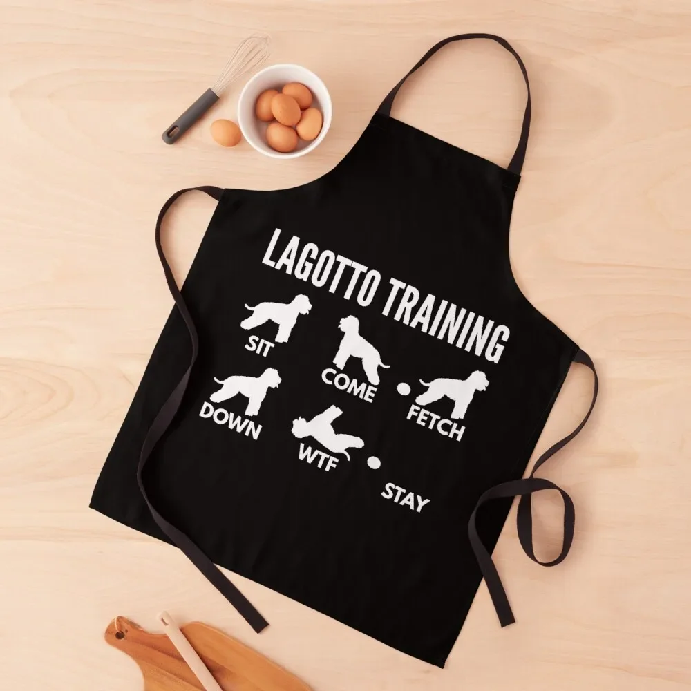 Lagotto Training - Lagotto Romagnolo Tricks Apron Barista home women Apron