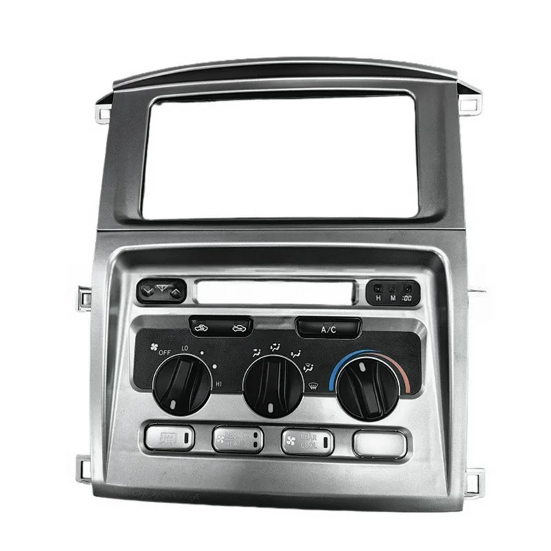 

For Toyota Land Cruiser LC100 1998-07 Car Dashboard Center Air Conditioning Control Panel& Middle DVD Frame(55900-60850)