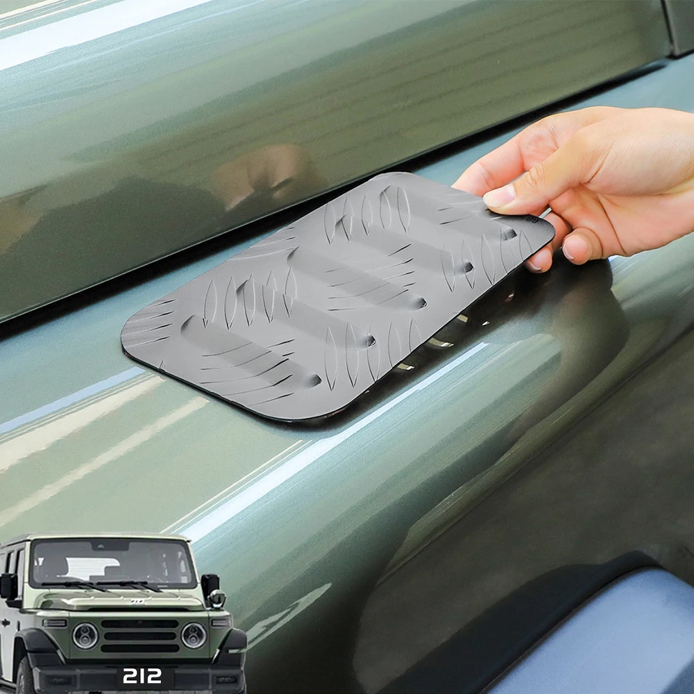 Suitable For BAIC 212 T01 2024-2025 Modified Hood Fender Grille Decoration Simulated Heat Dissipation Air Outlet Sticker