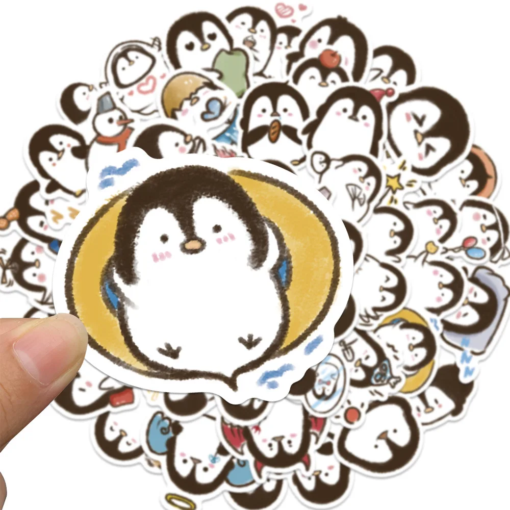 10/30/50PCS Penguin Graffiti Stickers Animal Cartoon Waterproof Removable LuggageCar Notebook iPad Graffiti Decoration Wholesale