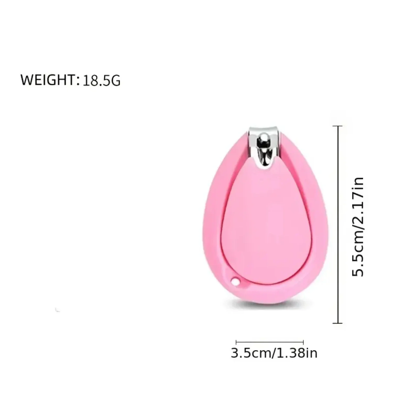 Kit essencial para aliciamento de bebês recém-nascidos, seguro e fácil de usar, 2 peças, conjunto de cortador de unhas anti-clipe para crianças pequenas, ferramenta de manicure perfeita com