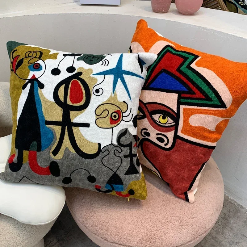 New 3D Printed Pillowcase Picasso Decorative Throw Pillow Cover Abstract Decoration for Home Sofa Car Cushion Cover 35/40/45CM