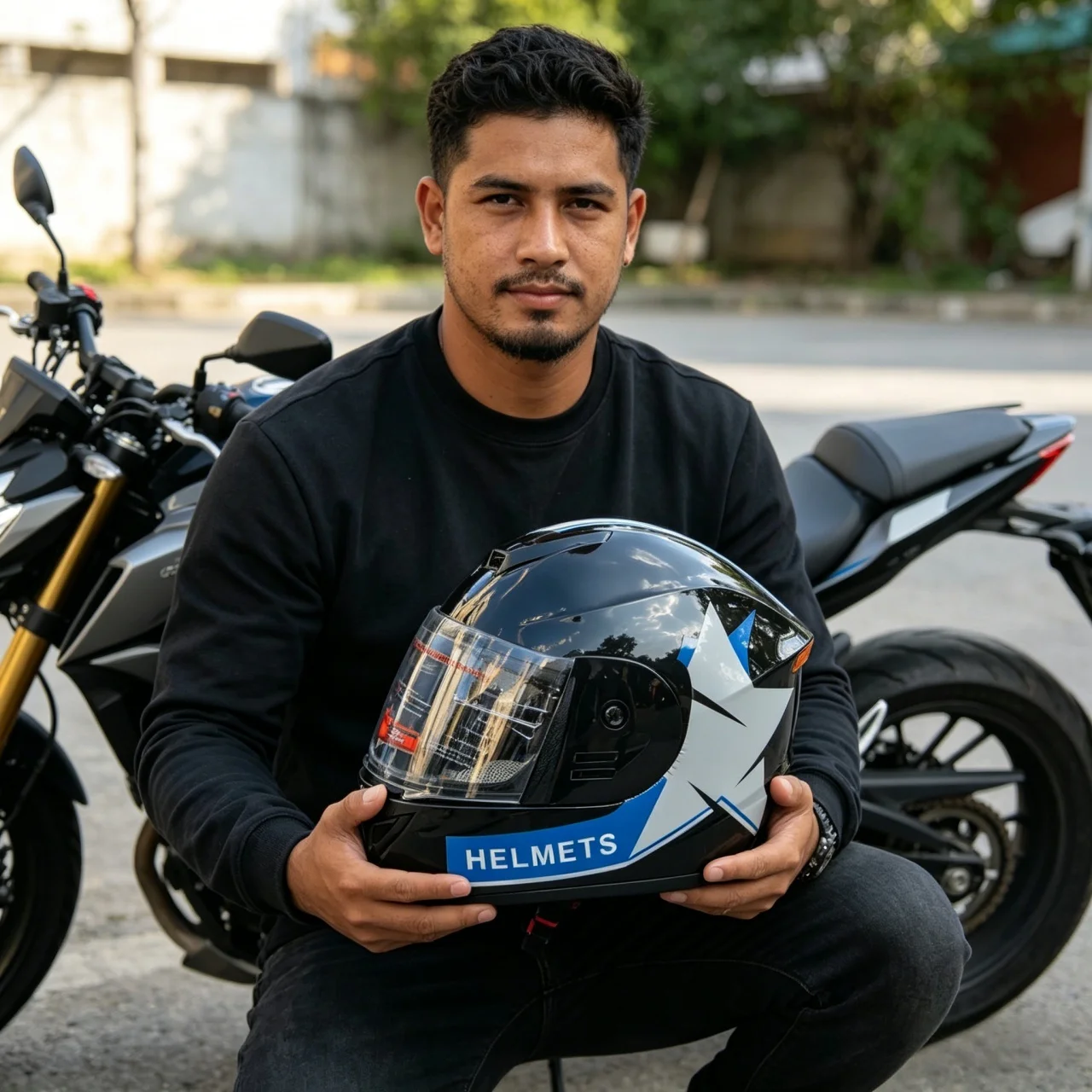

Professional Full Face Motorcycle Helmet Dual Visor Racing Casco Moto Anti-fog Motocross Scooter Street Helmet Red Black Matte