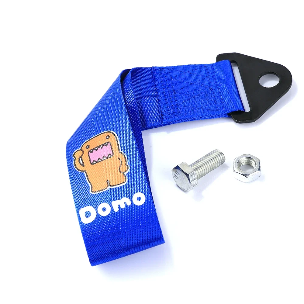 jdm Domo Kun Emblem High Strength Nylon Tow Strap Towing Rope Belt