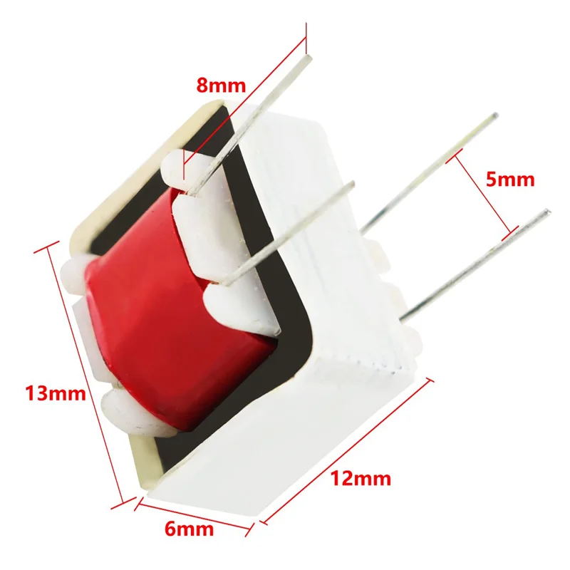 10PCS EI14 Audio Transformer 600:600 Ohm 1:1 EI14/EI-14 High Efficiency Audio Isolation for Transform