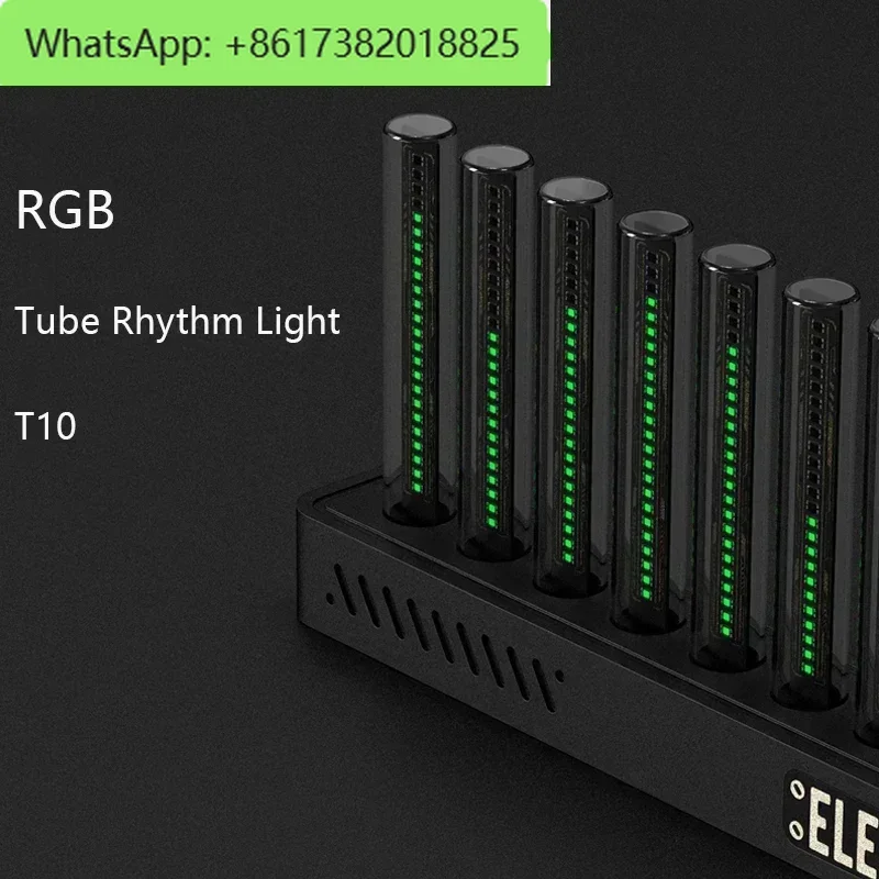 RGB Tube Rhythm Light Pickup Level Audio Music Spectrum Decor QuasiGlow Tube Boyfriend Gift Sound Atmosphere LED T10