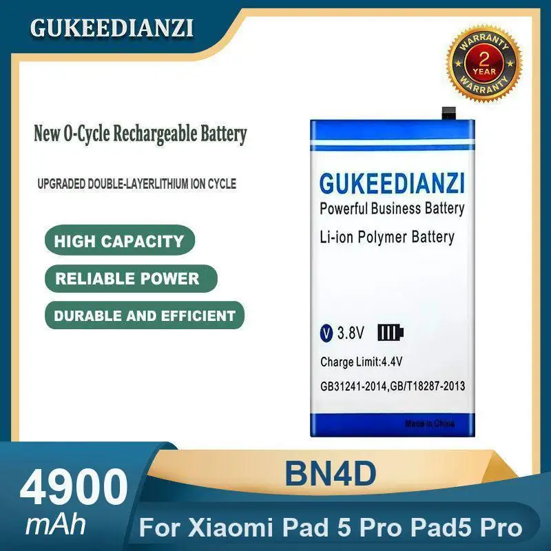 بطارية لهاتف Xiaomi Pro i5 15.6 بوصة Series Pad 5 Pro R15B01W BN4D BN4E ذات سعة عالية