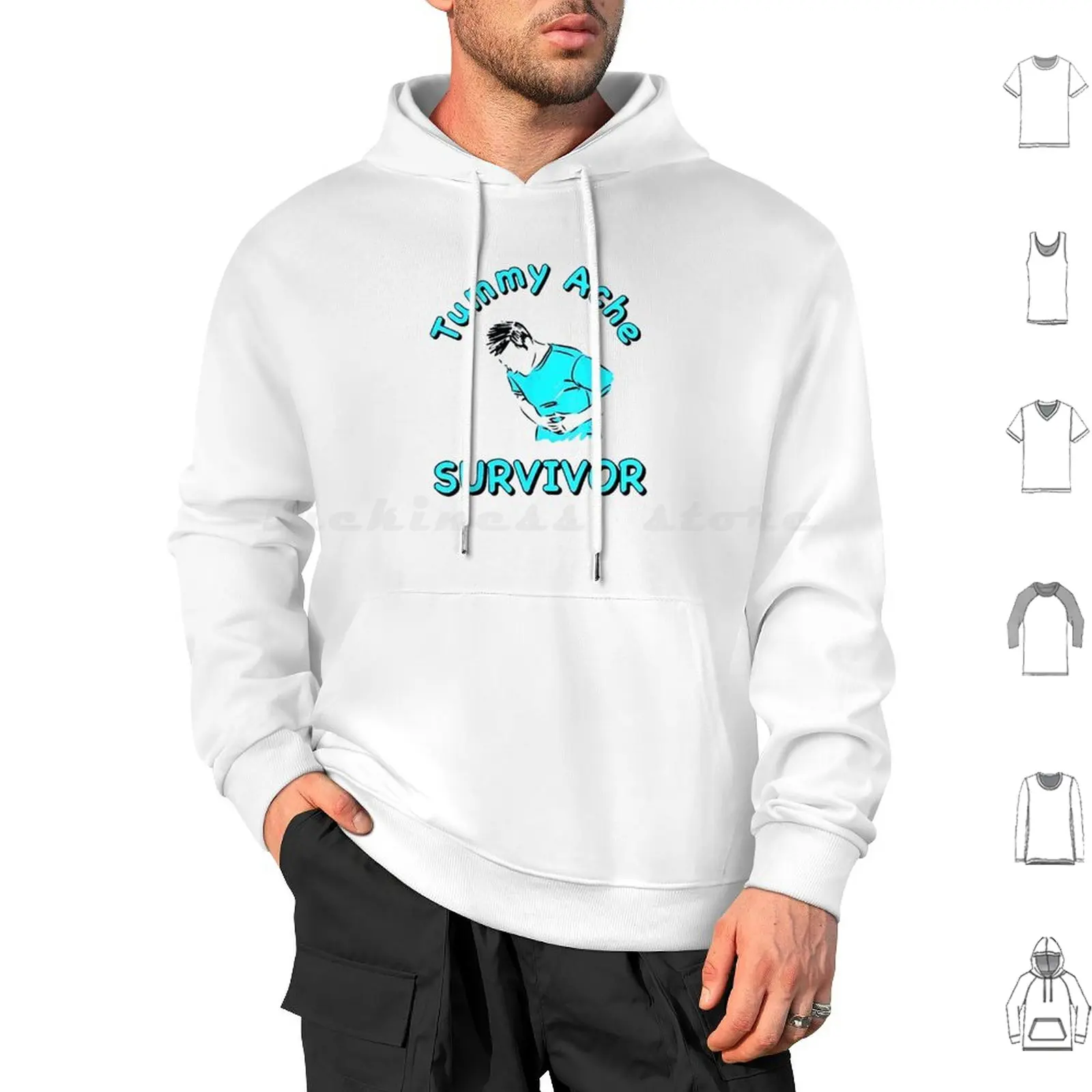 Tummy Ache Survivor For Family Hoodies Long Sleeve Tummy Ache Survivor Tummy Ache Survivor Trending Tummy Ache