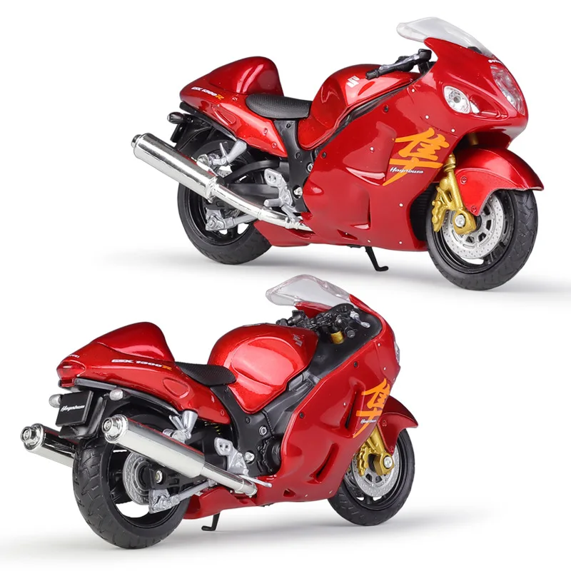 Welly 1:18 SUZUKI HAYABUSA GSX 1300R Diecast Motorcycle Model