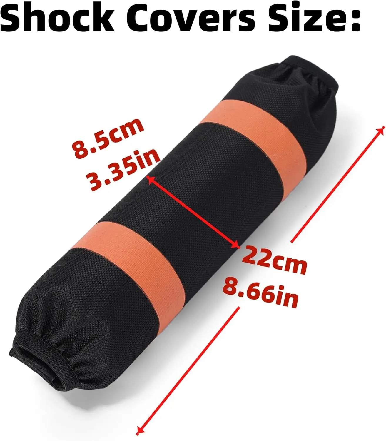 2Pcs Nylon Electric Scooters Shock Absorber Dust Covers (Front + Rear) Compatible with KuKirin G4 G4 Max