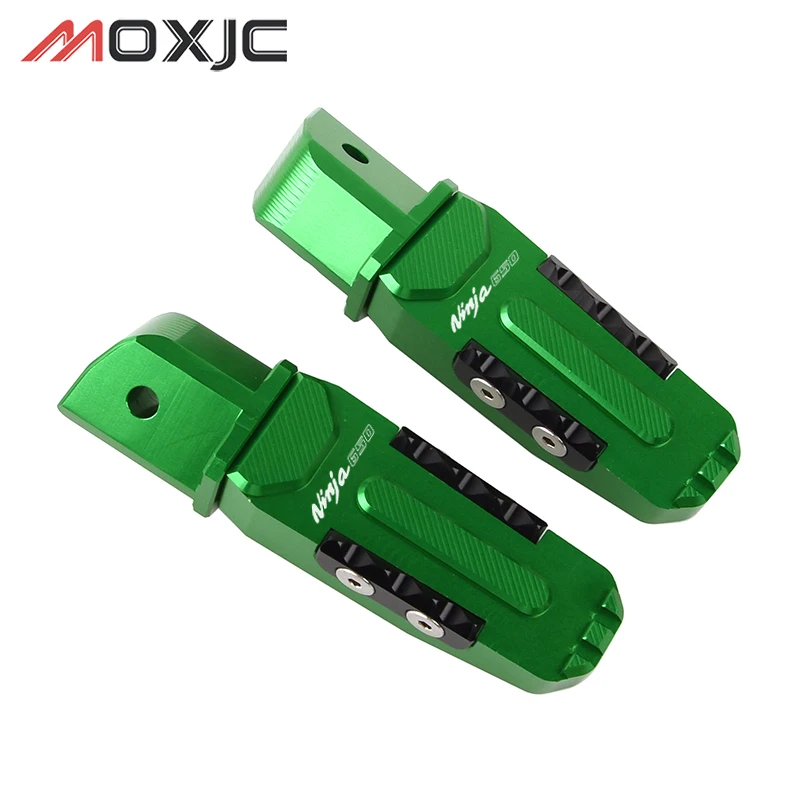 

CNC Aluminum Rear Passenger Footrests Foot Rests Pegs Rear Pedals Peg for KAWASAKI Ninja 650 ER-6n ER-6f