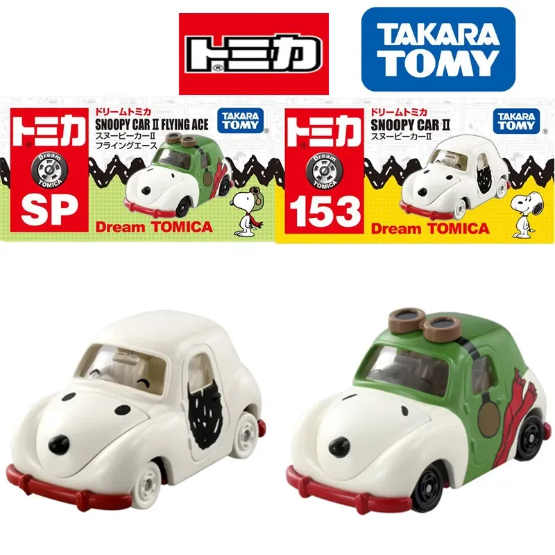 Takara Tomy Tomica Premium SNOOPY CAR I FLYING ACE Model Mini Die-cast Alloy Car Model Kids Toys Boys Christmas Birthday Gift