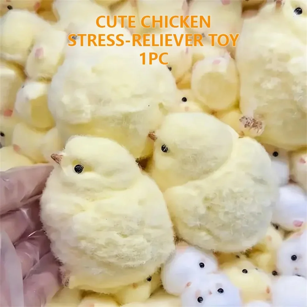 Handmade Taba Chick Toys fufu Chick Stress Relief Sensory Toys  Ultra Soft Squishy Fidget Toys for Children Christmas Gifts