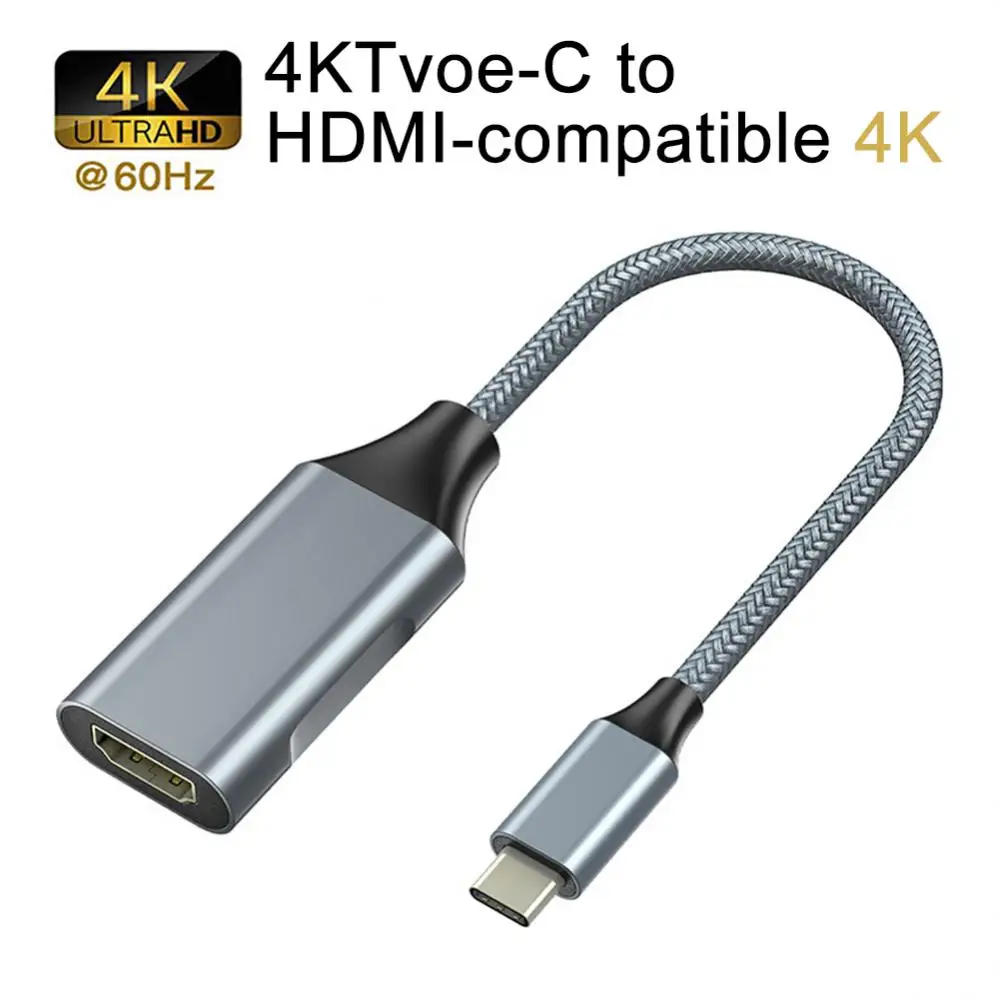 

Adapter 4k 60hz Plug And Play Usb Type C Video For Macbook Hot Sale Type-c To 4k HDMI-compatible Cable Ultra 4k Usb 3.1 Hdtv