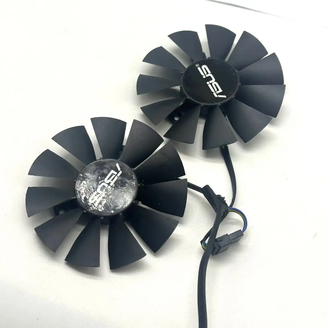 Firstd FD7010H12S  Dual Fan DC 12V 0.35A 75x75x10mm Server Frameless Cooling Fan