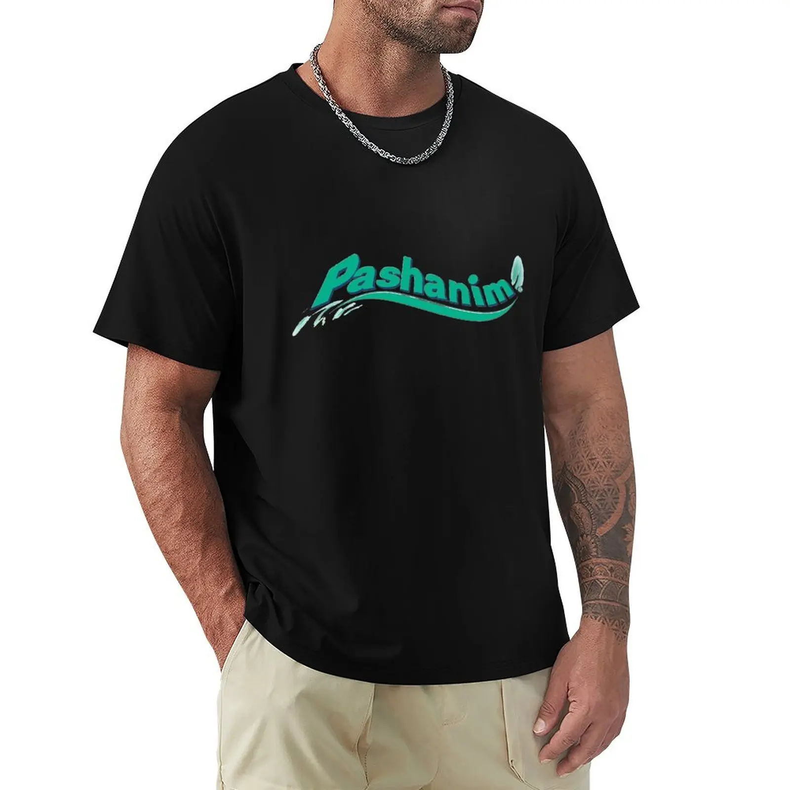 Pashanim Airwaves Logo T-Shirt Fashion Letter Print T-Shirt