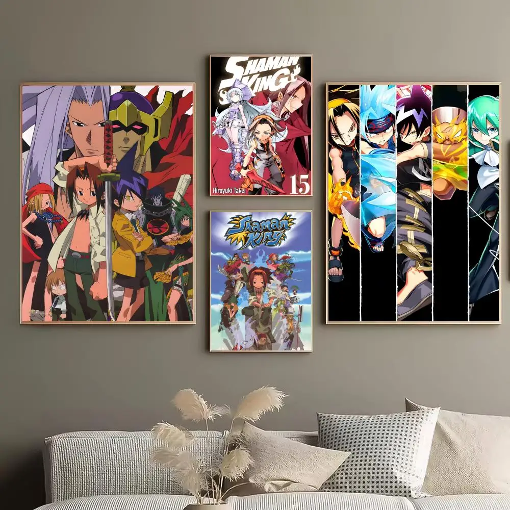 Shaman King anime Relaxing Space Decor Minimalist Room Accent Quick Room Upgrade Cozy Home Addition Neutral Room Vibe Poster